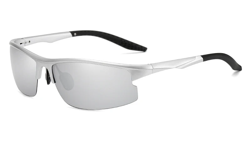 C6 silver silver HBK TR90 спортивные солнцезащитные очки мужские для вождения TAC поляризованные линзы пластиковые мужские прямоугольные солнцезащитные очки уличные очки для рыбалки UV400 - Цвет линз: C6 silver silver