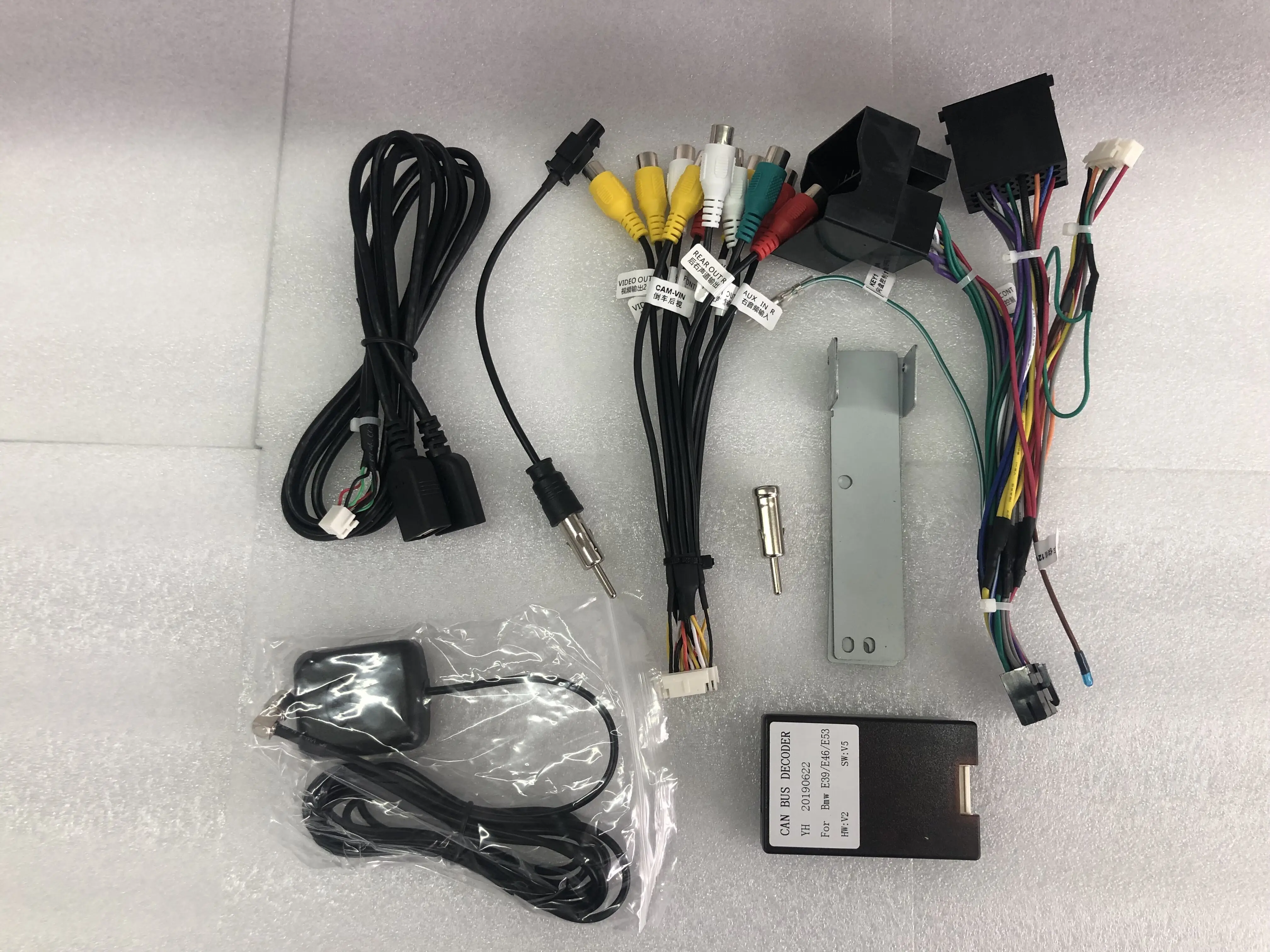 Top Android 8.1 Octa Core 4G RAM 64G ROM GPS Navi 9 " Inch IPS Car DVD Multimedia for BMW E53 X5 00-07/E39 96-03 with RDS/Radio 5