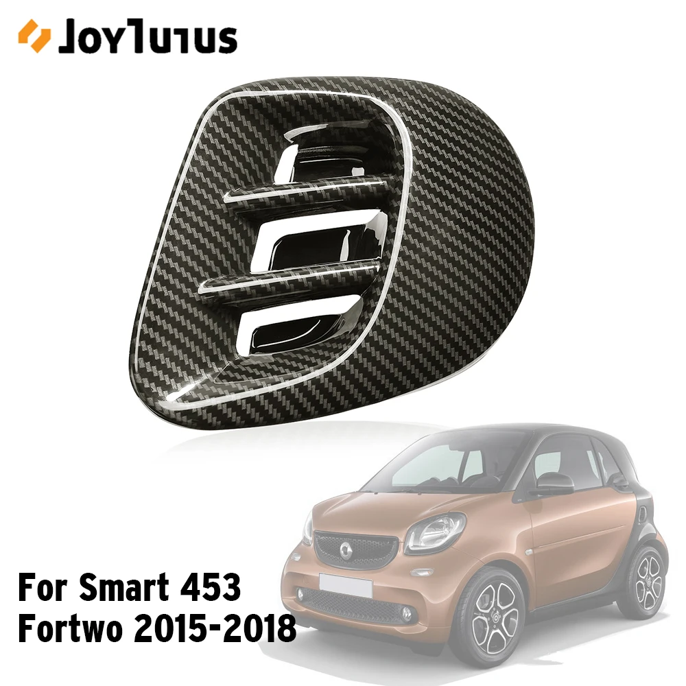 Задняя воздушная декоративная рамка выпускного отверстия для Smart Fortwo 453 ABS Наклейка 3D Защитная крышка для выхода воздуха аксессуары для стайлинга автомобилей