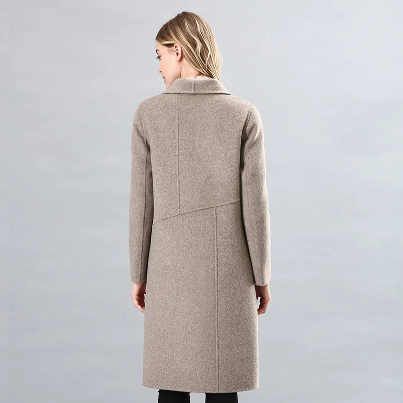 Winter 2020 New Two-Sided Plush Woolen Coat Medium