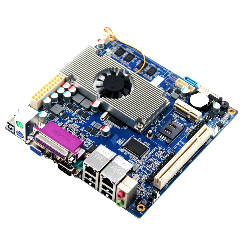 Мини материнская плата Atom D2250 с 2 Lan портами Mini ITX Гб SATAII 6 USB2.0 COM 1 mSATA LPT|Промышленные