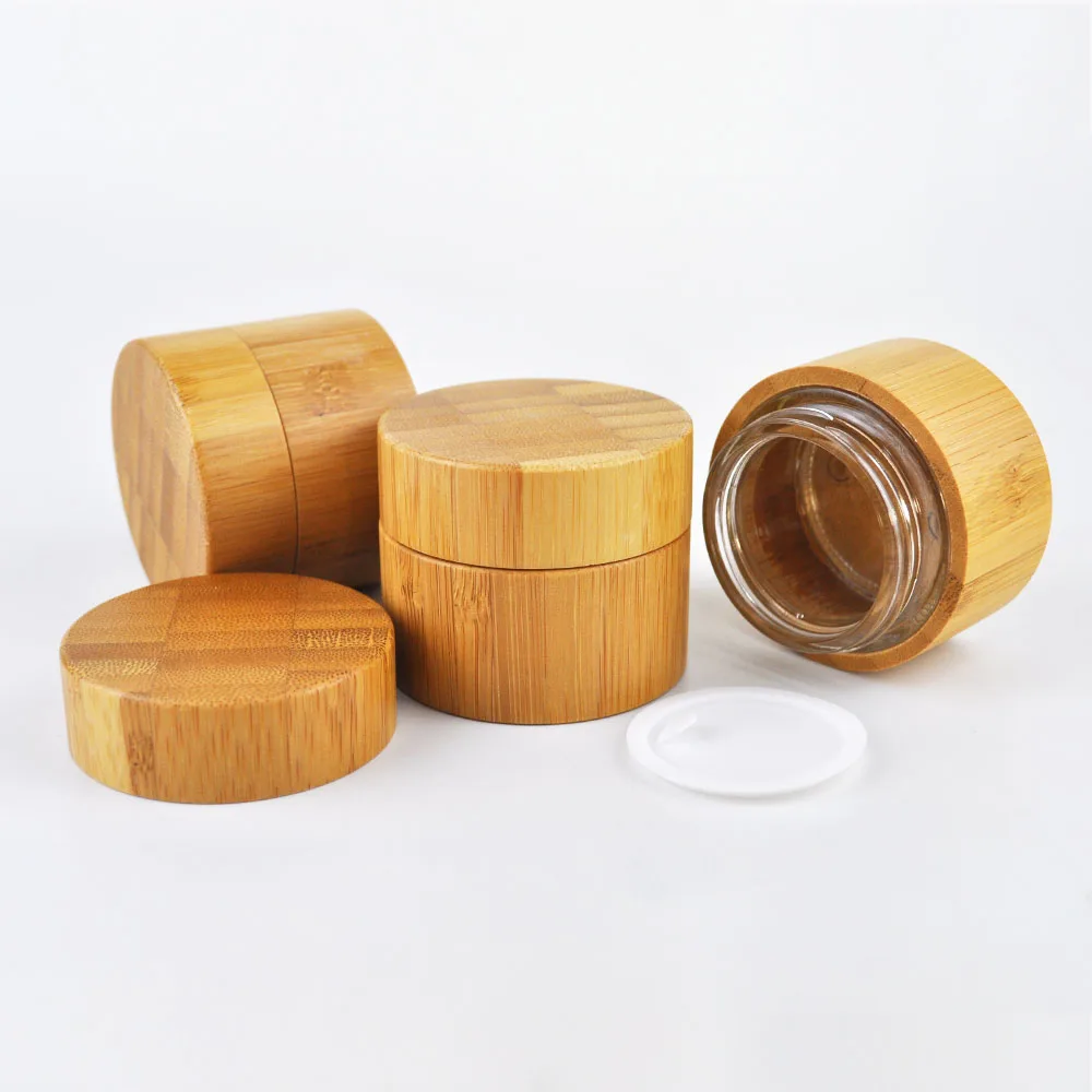 ecofriendly 150g cosmetic full bamboo jar