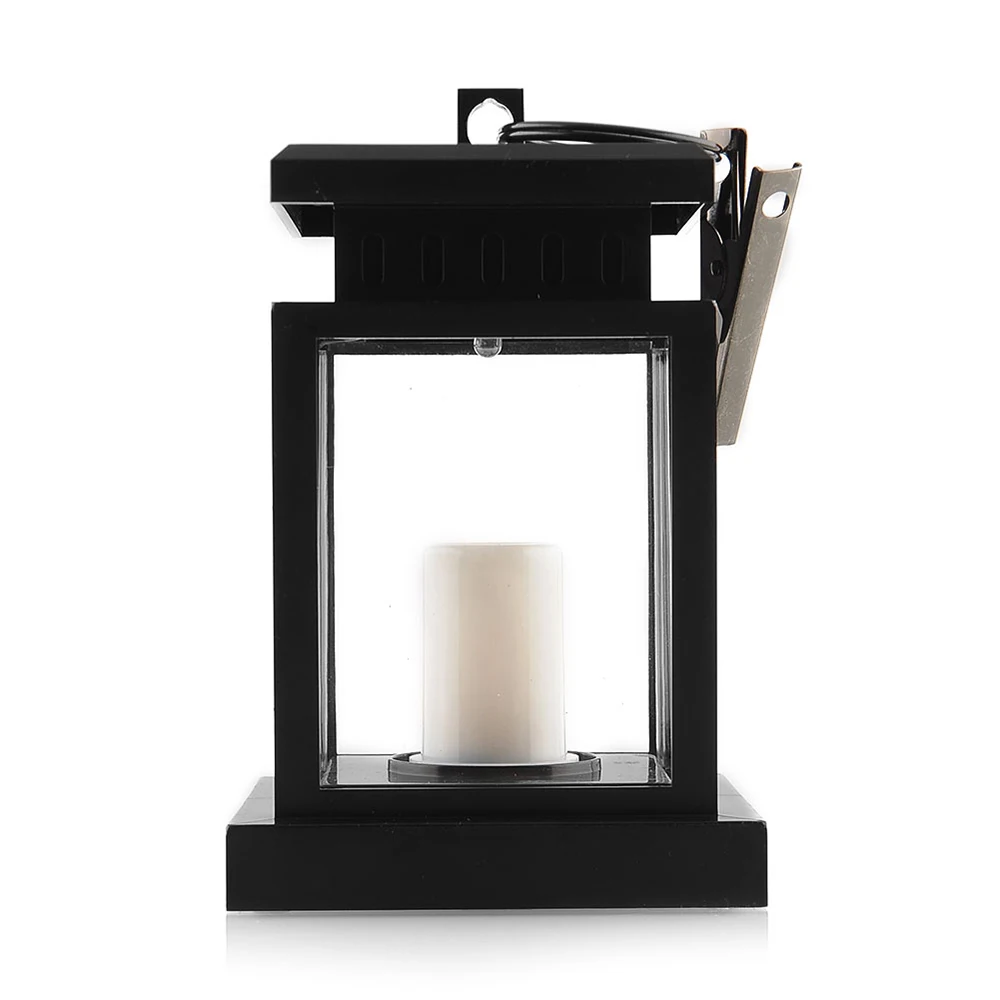 Hanging Solar Lantern NiCd Battery Operated Candle Lamp for Outdoor Umbrella, Garden Wall