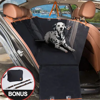 

High Quality Dog Car Seat Cover Waterproof Pet Transport Dog Carrier Car Backseat Protector Mat Car Hammock For Small Large Dogs