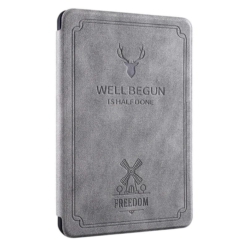 Мягкая силиконовая накладка на винтажный Чехол для 6 дюймов Amazon Kindle Paperwhite 4 10Th 2018