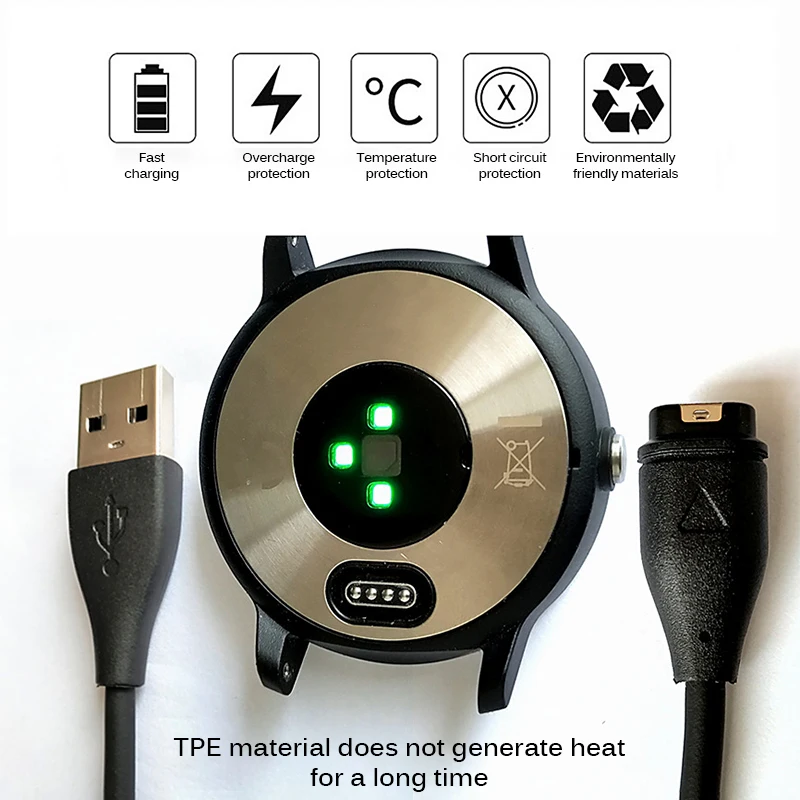 Smart Watch Charging Cable Charger Line For Garmin Fenix 5 5S 6