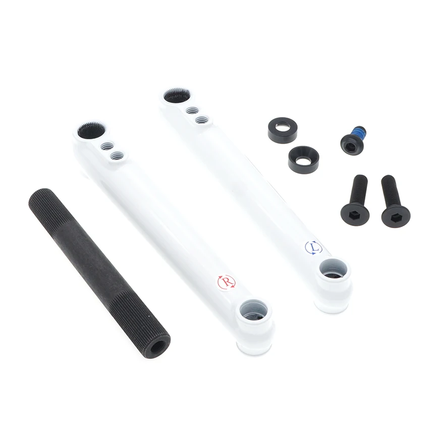 Profile Bmx Racing Crank Set Rhd White 
