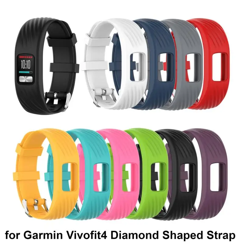 Спортивный Браслет для Garmin Vivofit 4 сменный силиконовый ремешок в форме алмаза