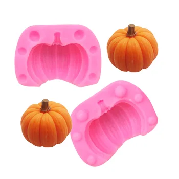 

silicone Fondant mould mold Halloween pumpkin stencil cake decorating tools Mousse Chocolate Candy Handmade Soap Mould