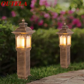

OUTELA Lawn Lamp Outdoor LED Waterproof Modern Patio Garden Light For Home Porch Garden Villa Post Light