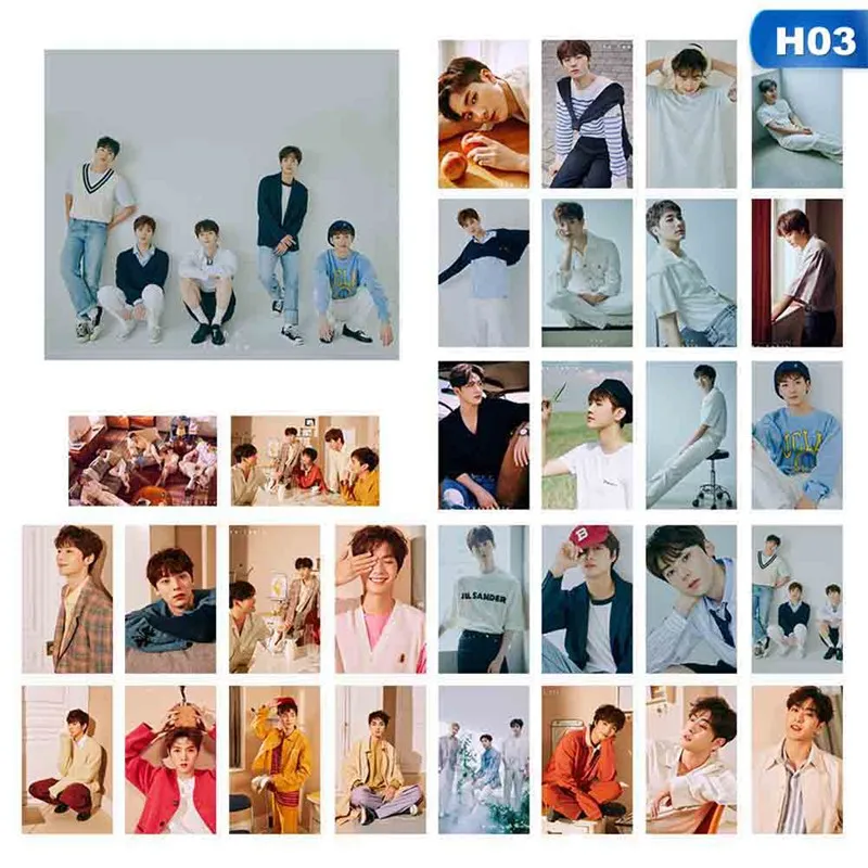 3 30 шт./компл. KPOP SUPER JUNIOR NUEST Н. Летающий AB6IX фотоальбом карты ПВХ карты самодельные ЛОМО карта Фотокарта - Цвет: 3