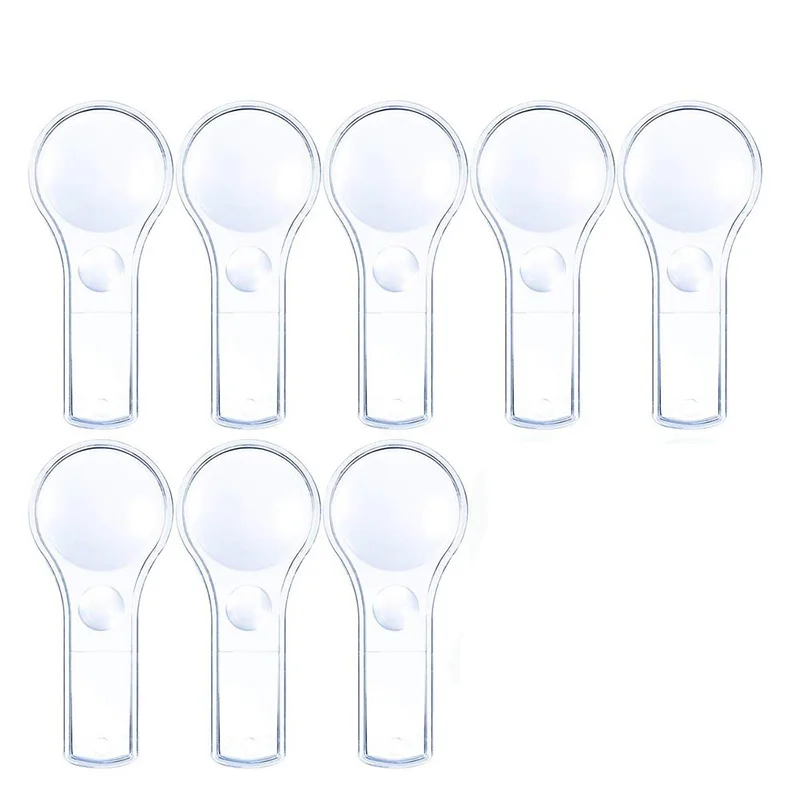 

Plastic nifier, Mini nifying Glass 5X and 15X Handheld Reading for Kids Home, Classroom, Outdoor Science Observation Hand