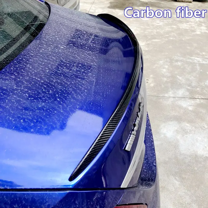 Для Mercedes Benz W205 спойлер- c-класс C180 C200L C63 спойлер Высокое качество ABS заднего крыла автомобиля Черный Белый спойер - Цвет: Многоцветный