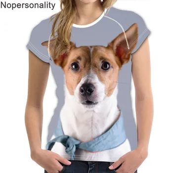 

Nopersonality Summer Women Casual T Shirt Printing Basenji Dog Female T-shirt Short Sleeved T-shirt Teenager Girls Top Tees