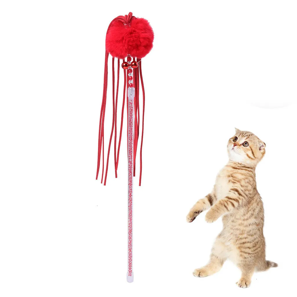 Котёнок Кот Игрушка интерактивная игрушка Tease Cat Stick Мягкий шар и кошка перо колокольчик Игрушка для кошки царапина игрушка кошка продукт juguete gato