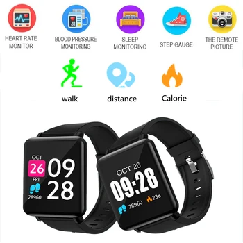 

BINSSAW J10 Smart Watch Men Women Sports Watches Fitness Bracelet Hear Rate Monitor Blood Pressure Smartwatch Relogio IP67+BOX