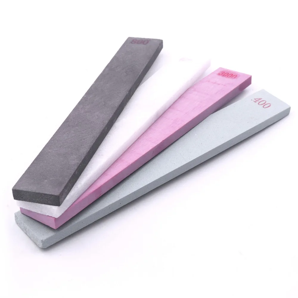 4 шт. 400#, 800#, 3000#, 8000# зернистый точильный камень точилка для кухонных ножей точильный камень инструмент для масляного камня 150*20*5 мм