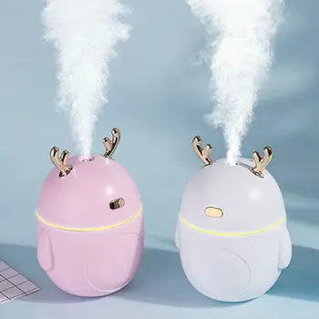 

320ML Portable USB Air Humidifier With Mini Fan Cooling Mist Essential Oil Aroma Diffuser With Night Lamp for Car Office Home
