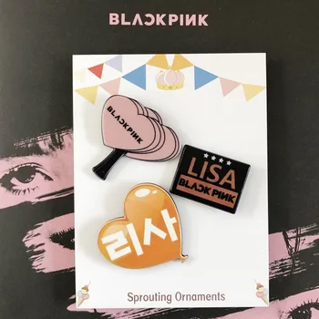 

[MYKPOP] BLACKPINK Accessory+pin-LISA, Cute Acrylic, KPOP Fans Collection SA19071705