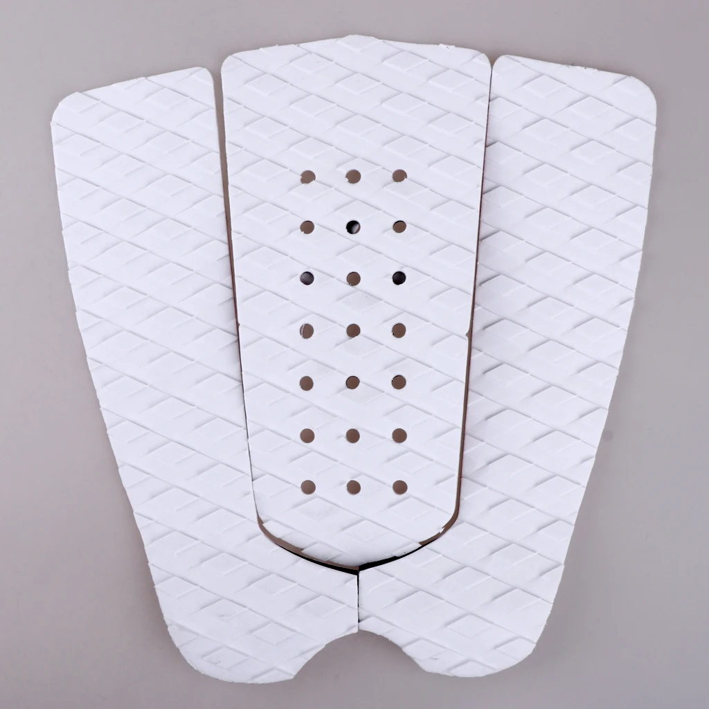 3Pcs Surfboard Traction Tail Pad Surfing Stomp Mat Deck Grips Shortboard SUP Water Sports for Skimboarding Surfboard Skimboard