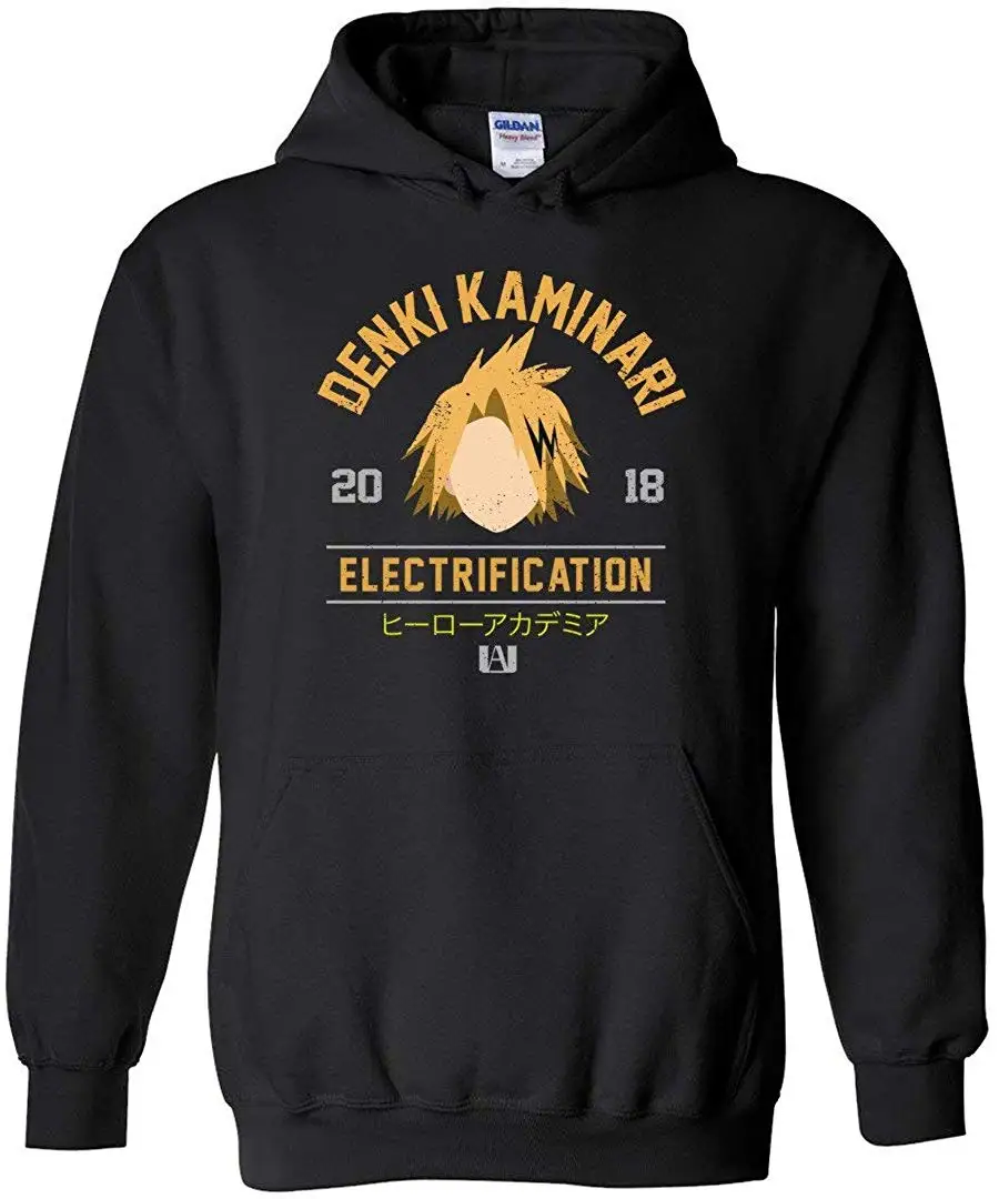 Denki Kaminari электрификация Academy My Hero унисекс пуловер с капюшоном для мужчин/женщин