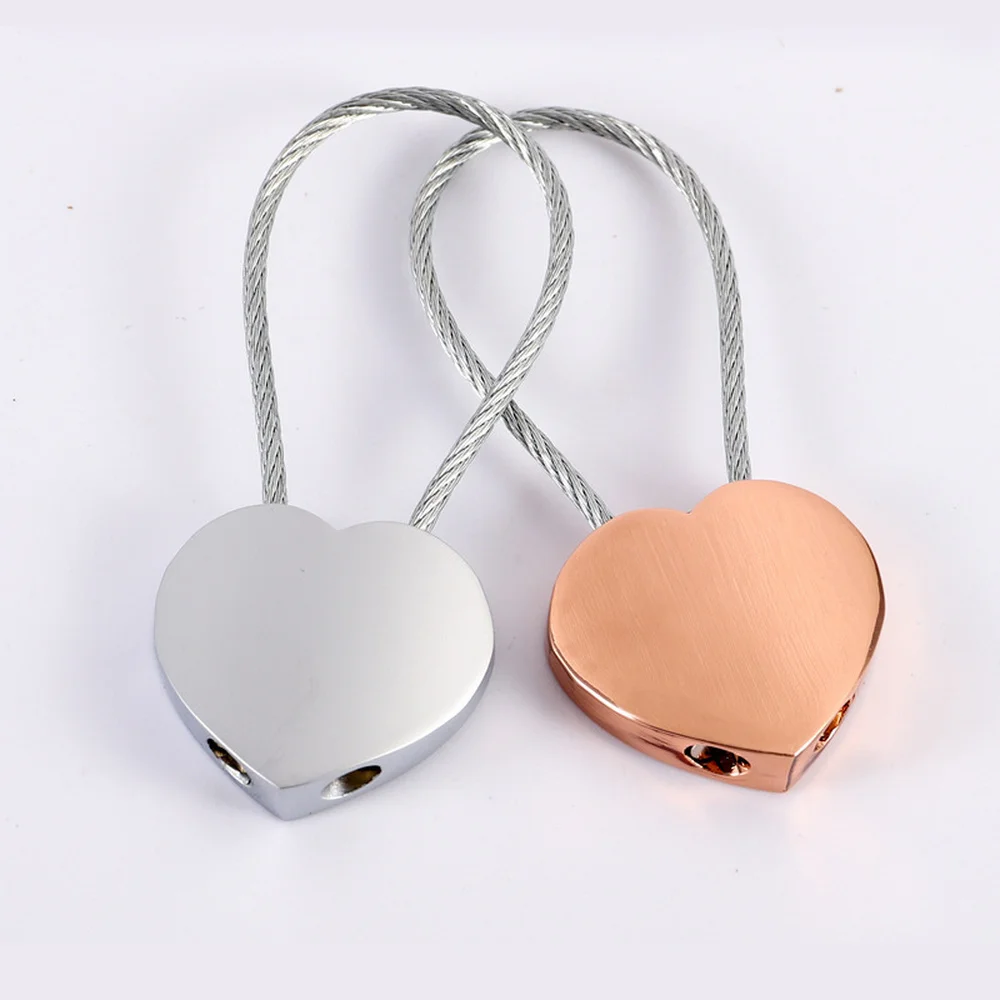 

Valentines Day Gift Car chain Heart-shaped wire rope Keychain Valentine's Day Gift for Girlfriend Wedding Gifts Guests Decoratio