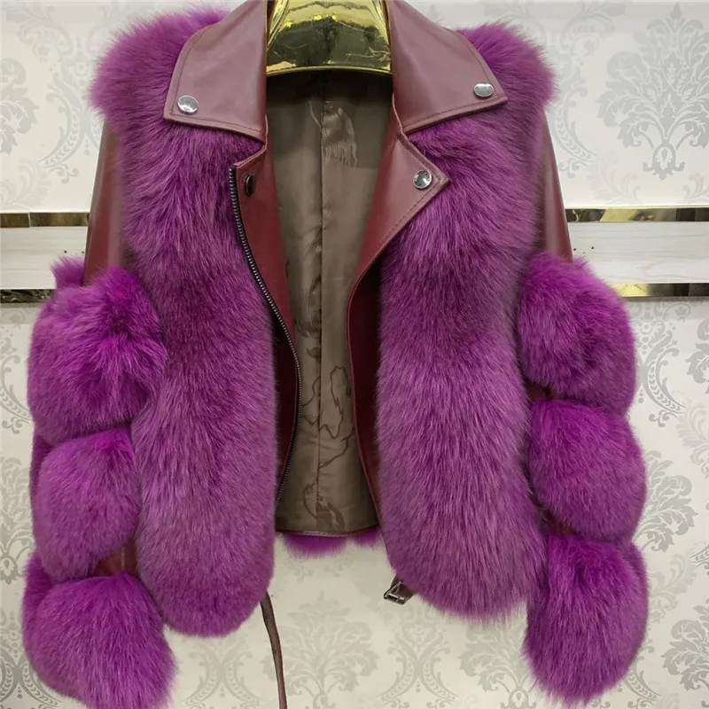 2020 Fashion Hot Real Fur Coat Vest Winter Jacket
