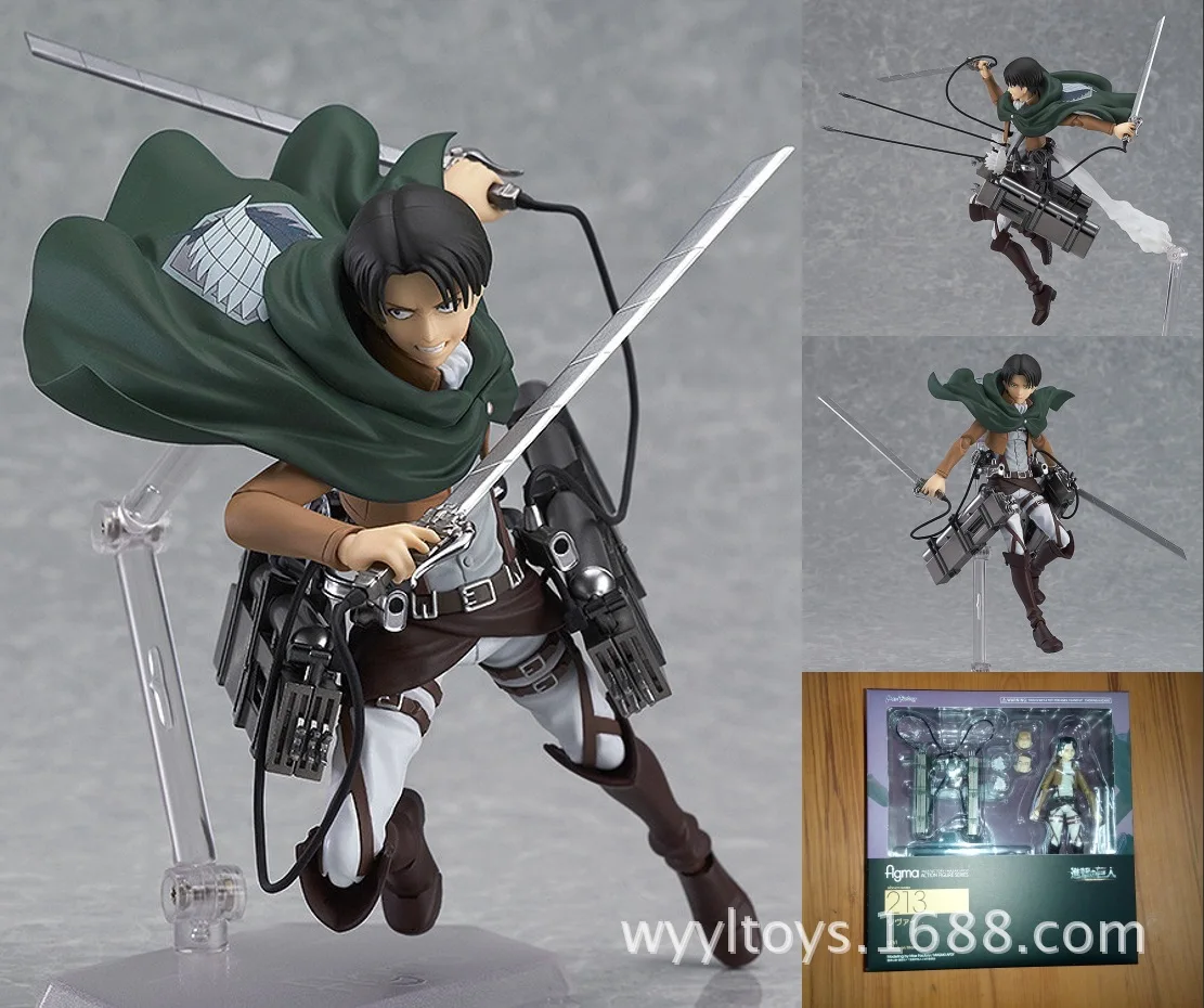 

Gravity Figma 213 Attack on Titan Weier Heichou Super Cute Cartoon Garage Kit Model Doll