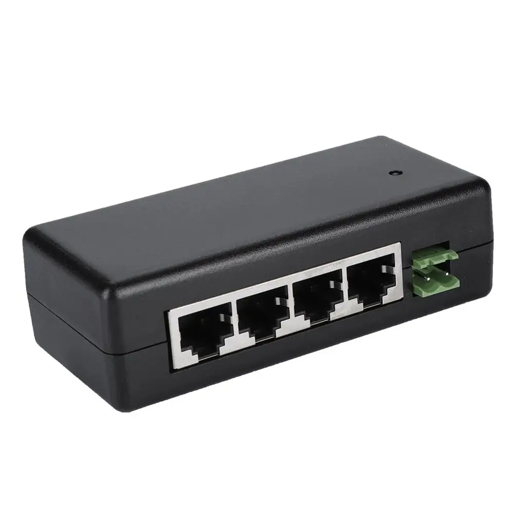 DC12V 48V 4 портовый адаптер питания PoE Ethernet блок инжектор для IP камеры|Коробки