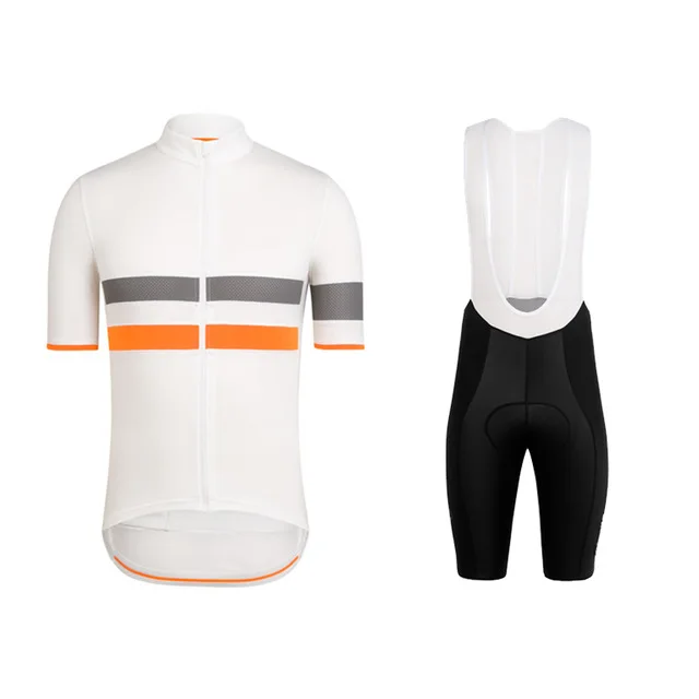 RCC Мужской комплект для велоспорта, Летний спортивный костюм для велосипеда с коротким рукавом, рубашки с нагрудником и шортами, высококачественный костюм для триатлона, велосипедное снаряжение - Цвет: 3