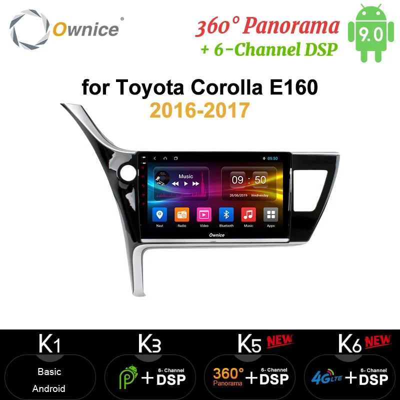 Ownice 10 1 &quot360 панорама DSP Android Восьмиядерный автомобильный dvd плеер DVR OBD 4G LTE SPDIF GPS Navi