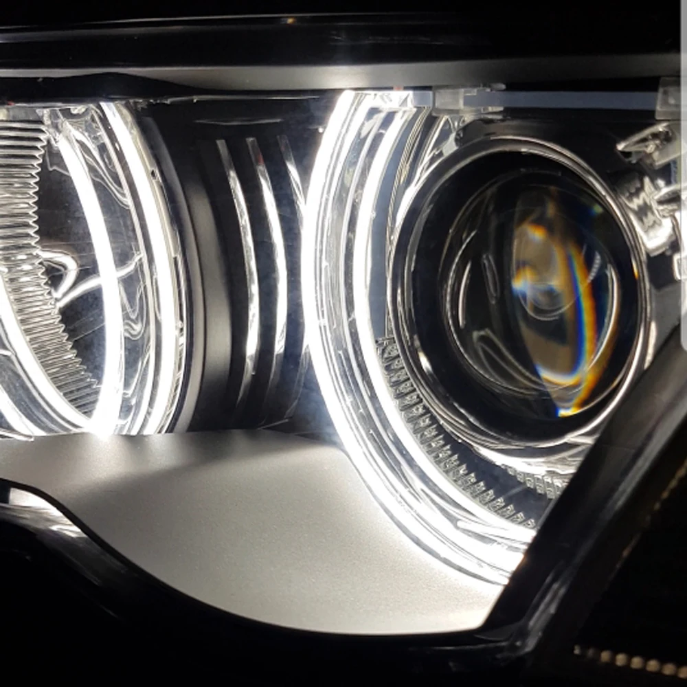 Engel Augen Für BMW E46 Tuning E36 Coupe E38 E39 Limousine/Wagon/Cabrio  Halogen Xenon Objektiv Scheinwerfer DRL auto Lichter Zubehör