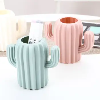 

Creative Cactus Desktop Organizer Pencil Pen Holder Container Brush Pot Stationery School Office Supply