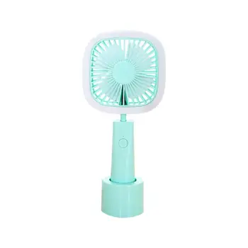 

Square LED Light Hand-held Desk Fan Cooler Handheld Air Conditioner Cooling Fan Summer Air Conditioner Cooler
