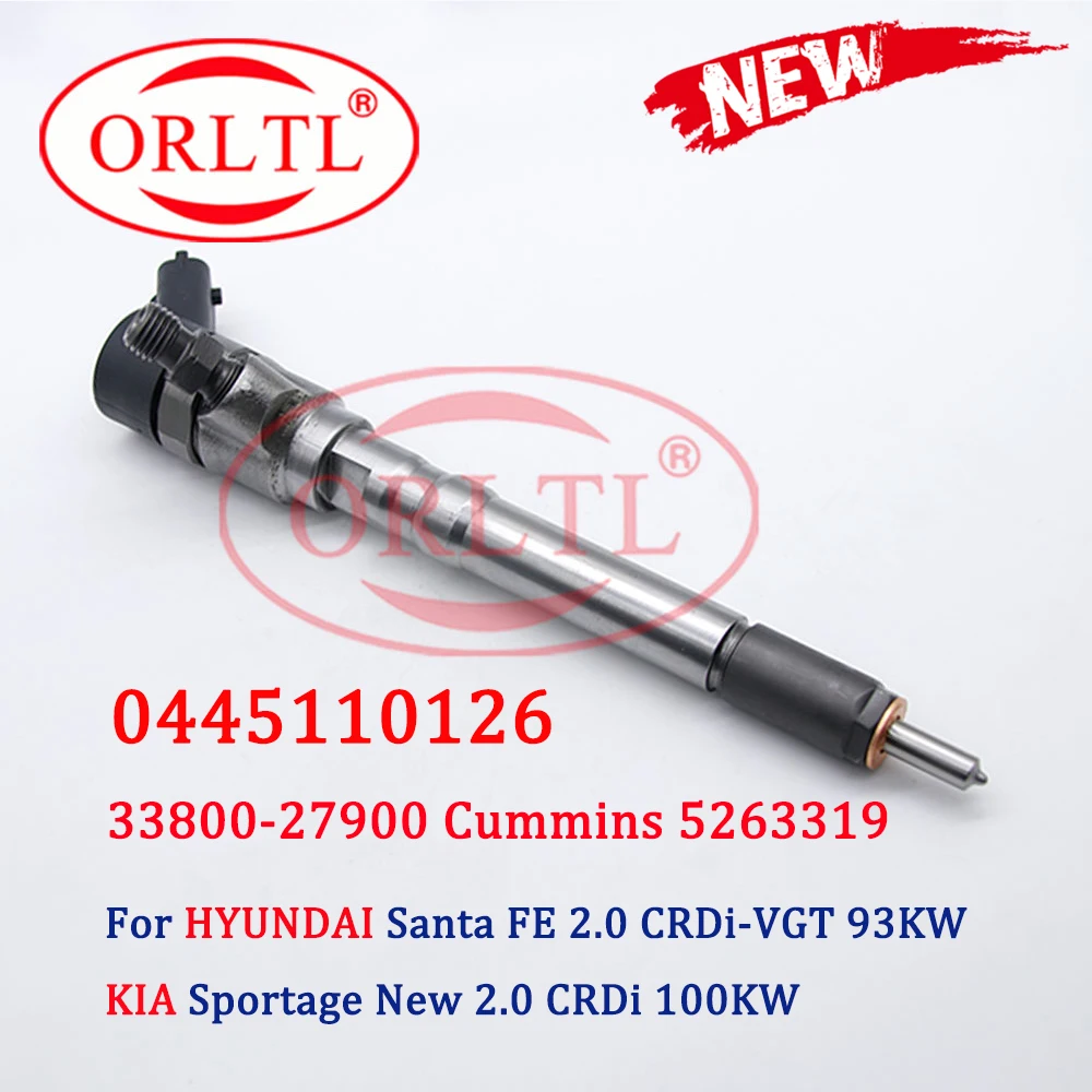 4 шт. 33800-27900 0445110290 дизельный автомобильный топливный инжектор Assy 0445110126 0445110729