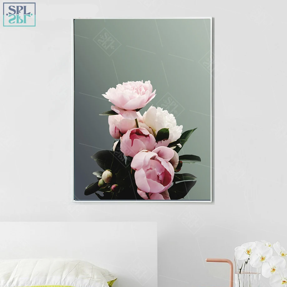 SPLSPL-Modern-Classic-Pink-Peony-Canvas-Painting-Wall-Art-Posters-And-Prints-Flower-Wall-Picture-For (1)