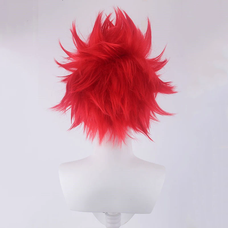 My Boku no Hero Academy Eijirou Kirishima Eijiro короткий красный термостойкий косплей костюм парик +