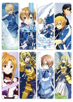 

10 sets/lot Anime Sword Art Online bookmarks for books SAO Alicization Asuna PVC Book mark Office School Accessories Gift