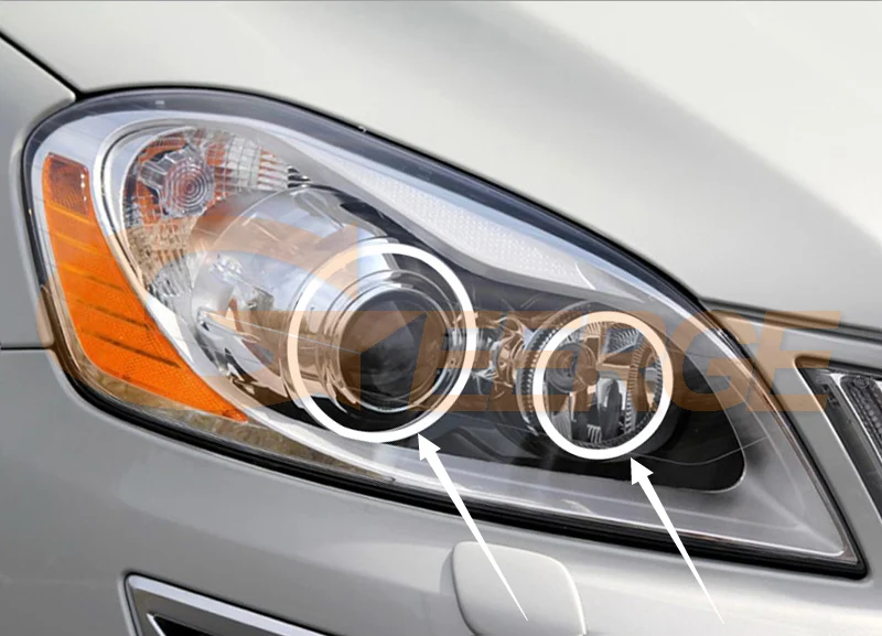 Для Volvo XC60 2008 2012 пред facelift XENON HD ультра яркий двойной цвет переключение Дневной