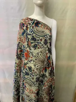 

Promotion price African Lace Fabric Multicolors Velvet 2020 Latest Fabric High Quality Velvet Tulle Lace Fabric Dress 5 yards