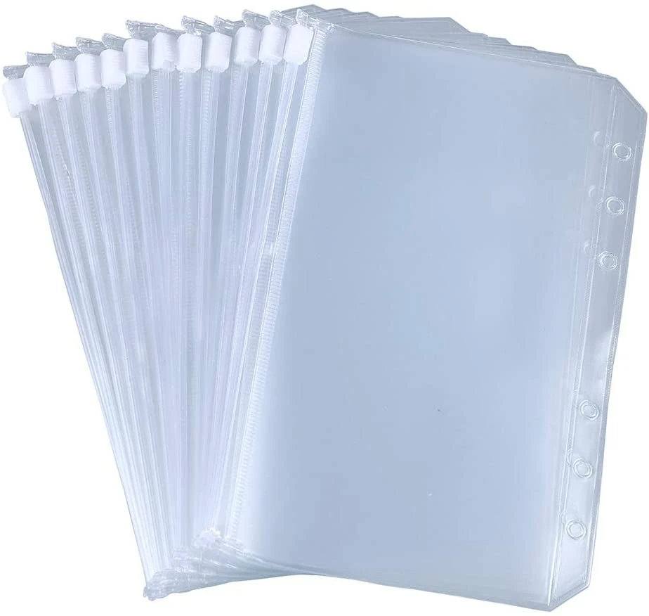 File Ringbinder Folders 10 Punched Pockets Pack of 12 A5 Ring Binders 