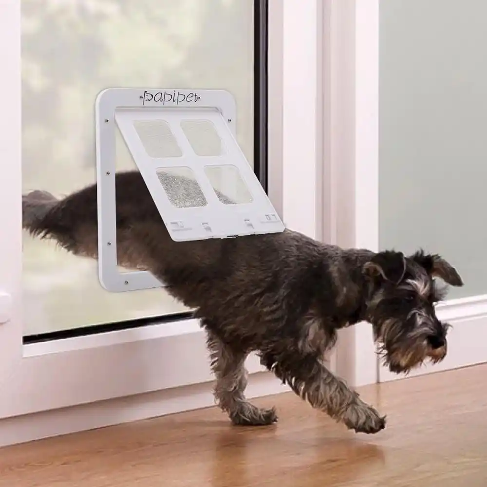 Papipet Safe Lockable Magnetic Screen Dog Door Cats Window Gate For Small Dog And Cat Fashion Pretty Pattern Easy Install Dog Doors Ramps Aliexpress