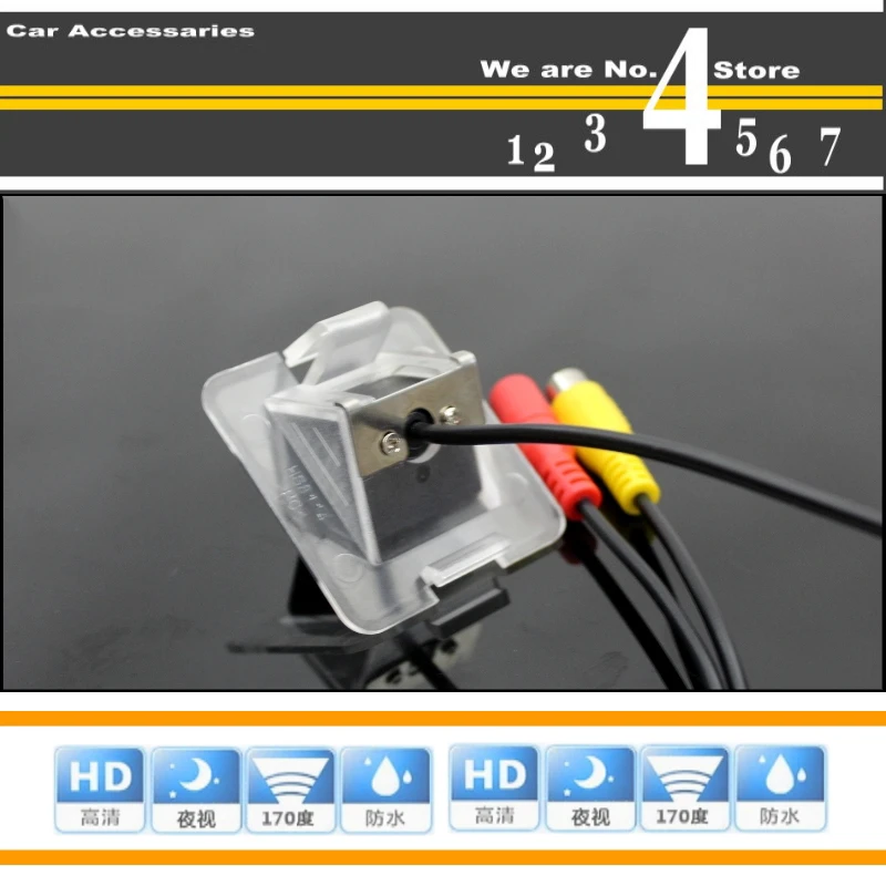 For Mercedes Benz GLK MB X204 Original Reserved Hole Car Camera High Quality Rear View Back Up Camera For PAL  NTSC  CCD + RCA (4)