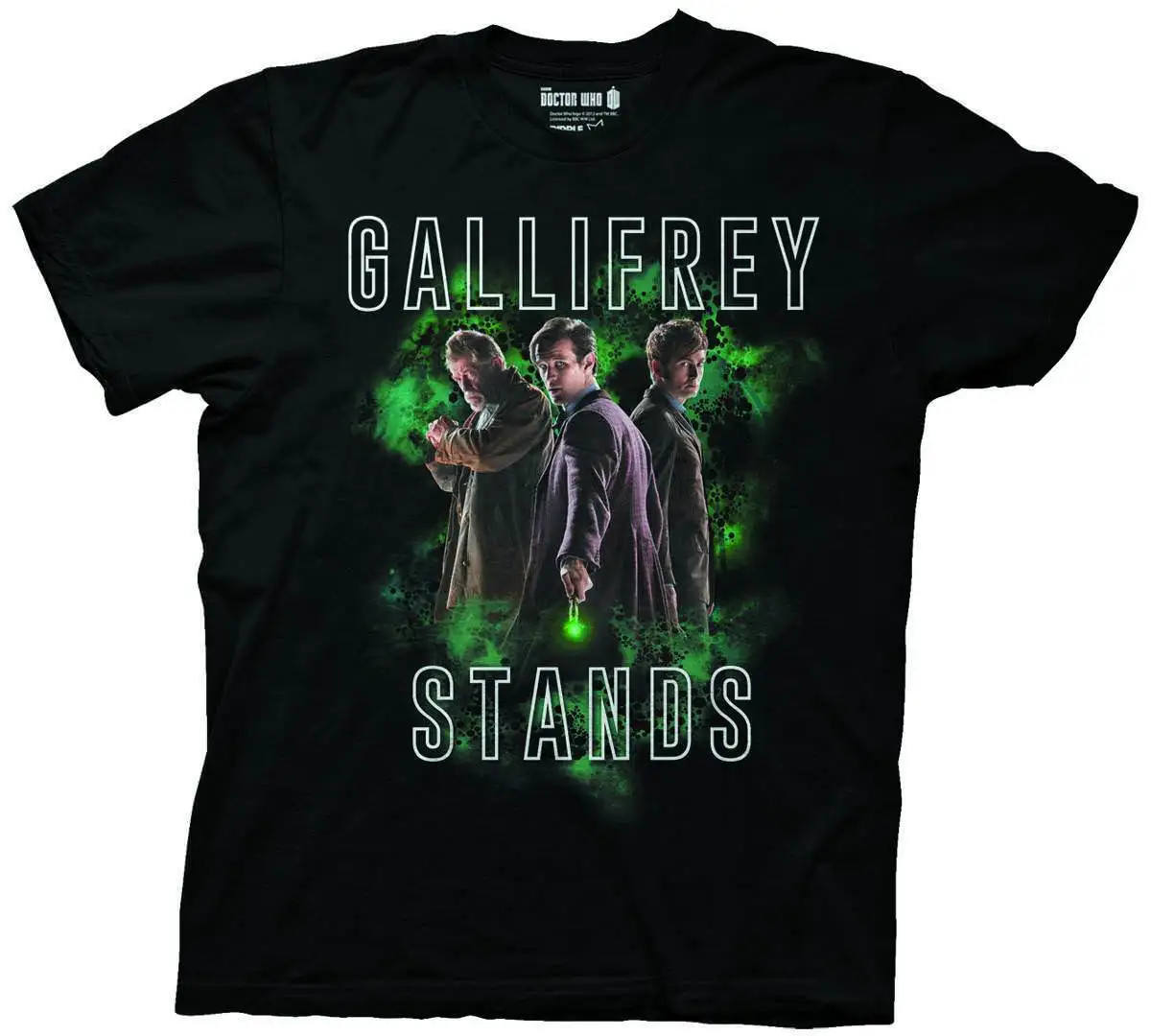 Мужская черная футболка Doctor Who Gallifrey