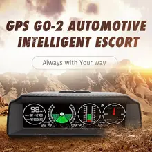 Gps GO-2 многофункциональный автомобильный измеритель наклона компас инклинометра спидометр