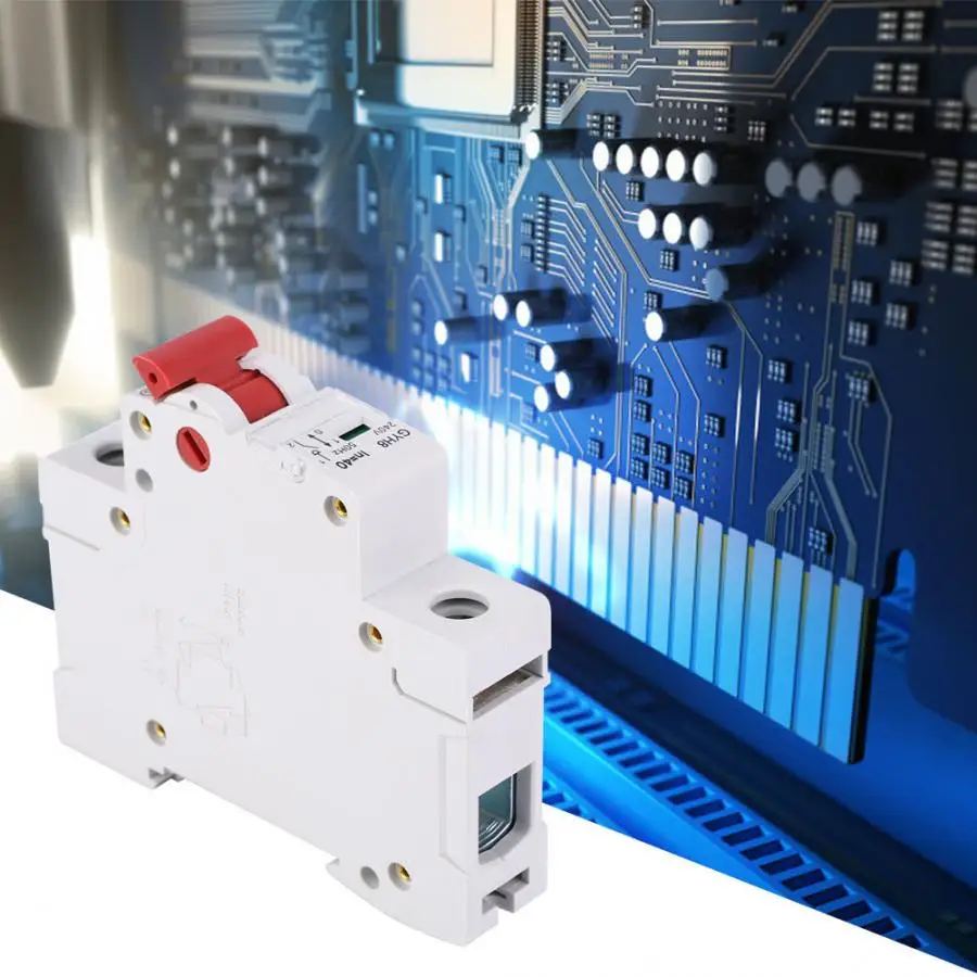 

1P MCB AC 240V 50/60Hz mini circuit breaker GYH8 Isolating Switch Miniature Circuit Breaker 40A 50A 63A
