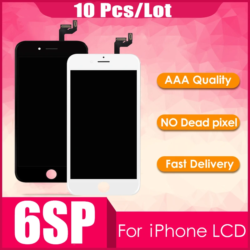 Класс AAA+++ 10 шт./лот для iPhone 6S Plus lcd с 3D силой кодирующий преобразователь сенсорного экрана в сборе 5,5 дюйма Замена дисплея