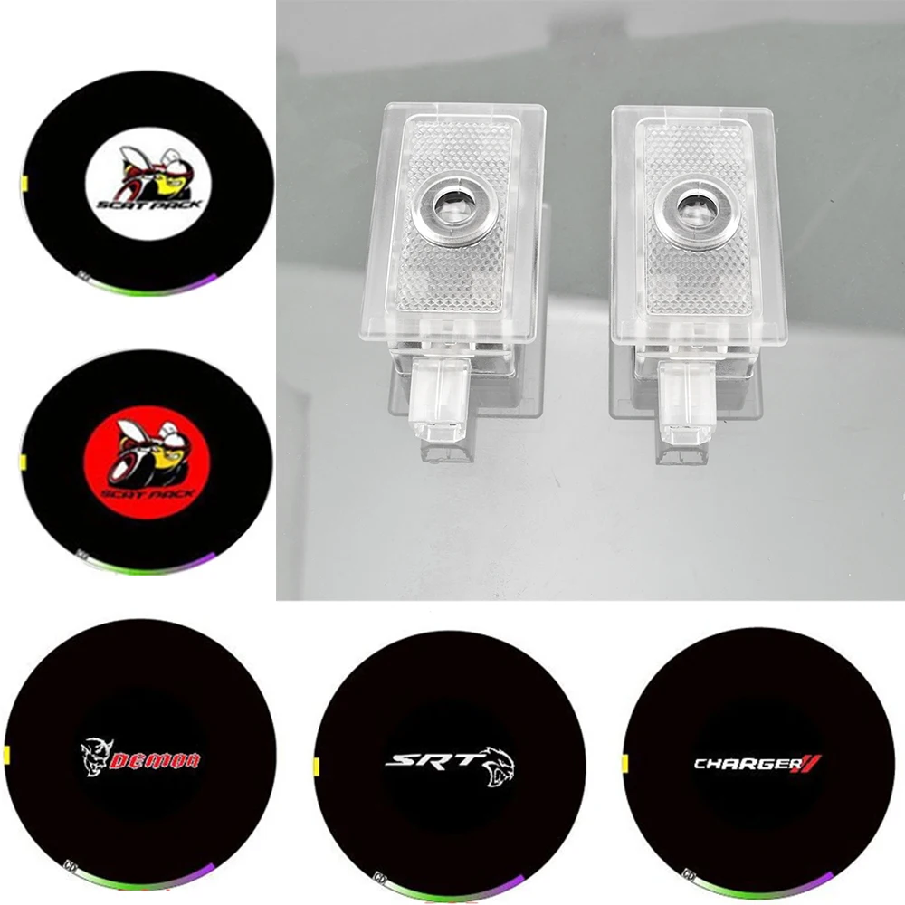2 шт. для Dodge charger 2006- Magmun 2005-2008 Мститель 2008- светодиодный автомобильный логотип для двери лазерный проектор светильник Призрак Тень