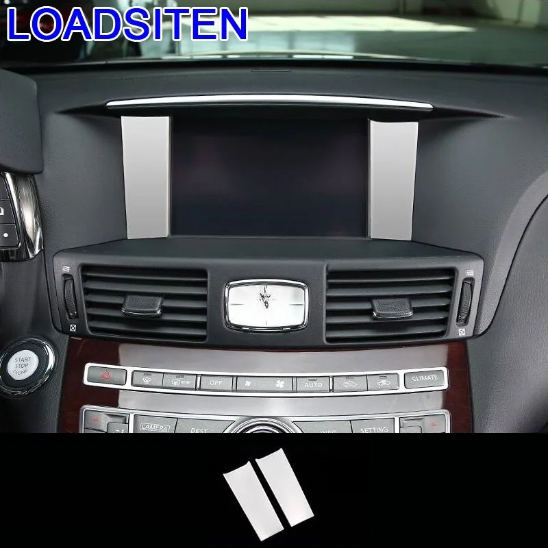 Car Automovil Decorative Auto Foot Pedal Control System Panel Interior Sticker Strip Parts Protecter 18 19 FOR Infiniti Q7L | Автомобили и