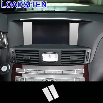 

Car Automovil Decorative Auto Foot Pedal Control System Panel Interior Sticker Strip Parts Protecter 18 19 FOR Infiniti Q7L